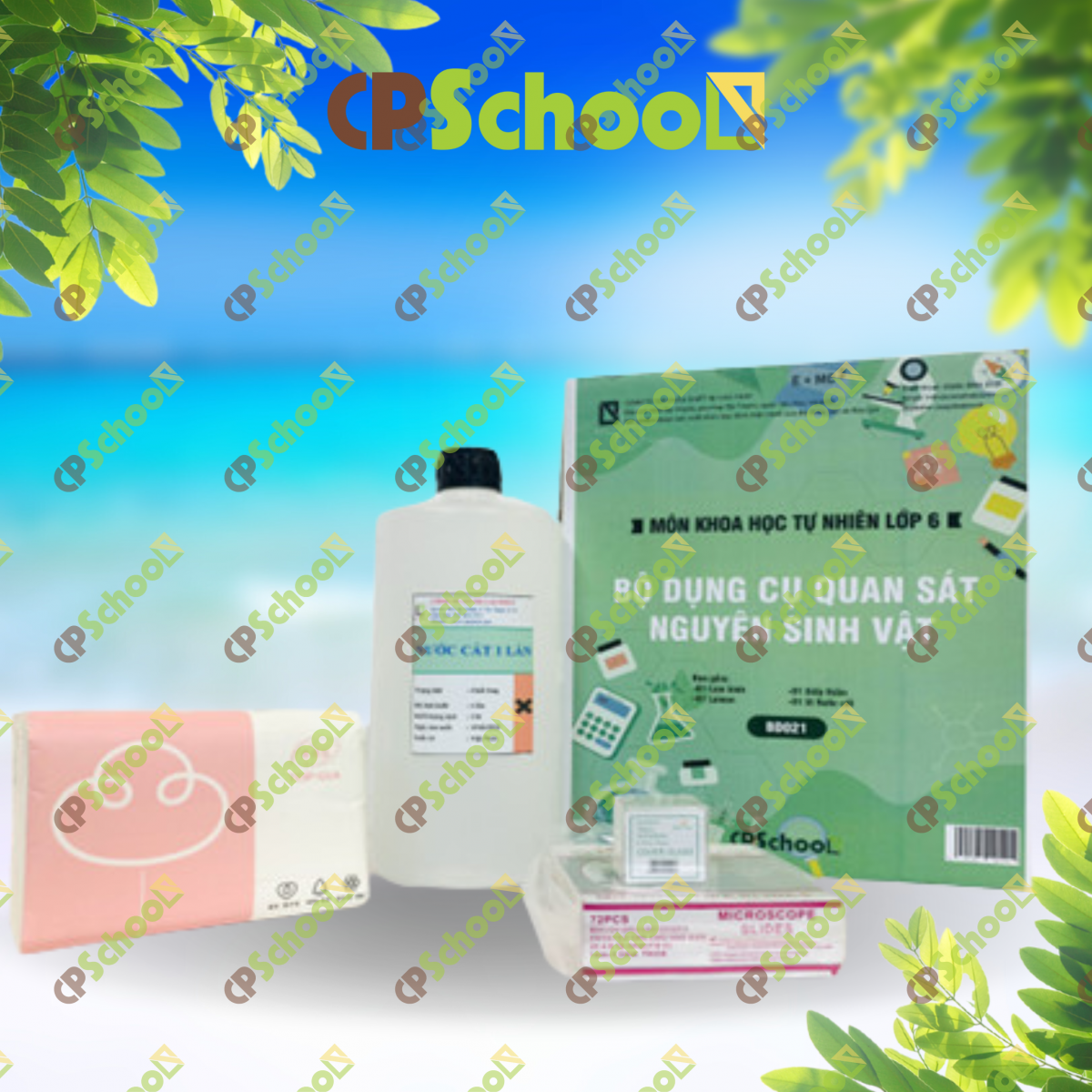 Bộ dụng cụ quan sát nguyên sinh vật (không bao gồm TBDC)