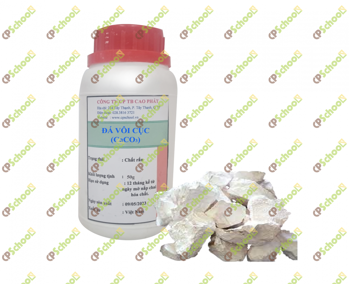 Đá vôi cục - 50g
