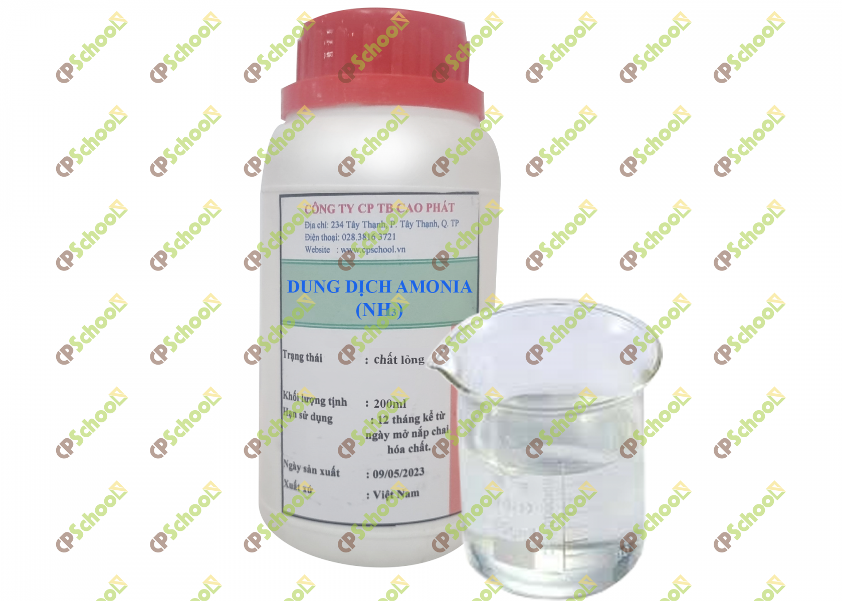 Dung dich ammonia đặc - 200ml