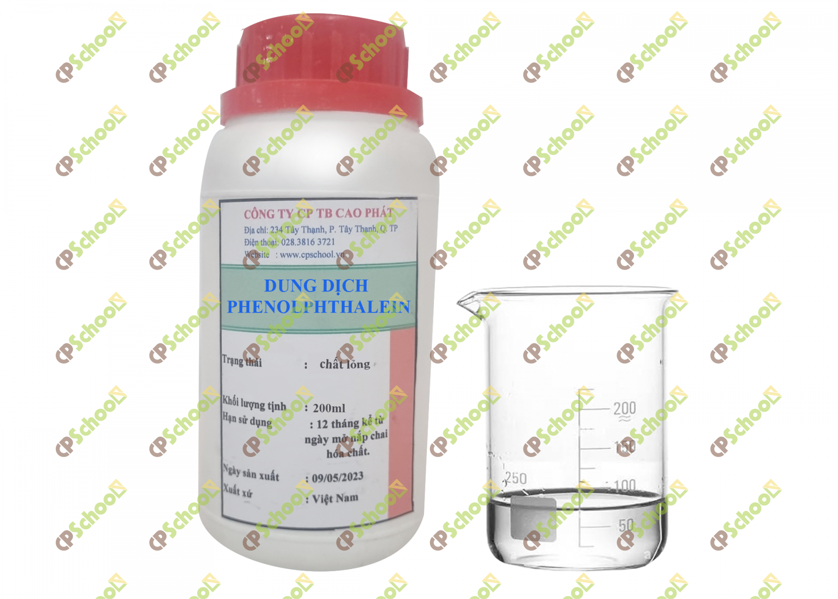 Dung dịch phenolphthalein - 200ml